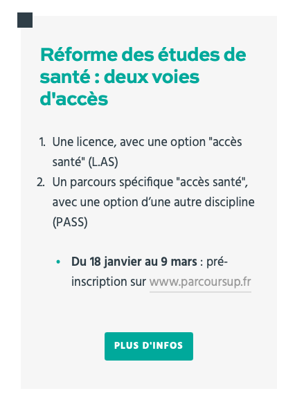 Lien vers le site https://acces-sante.univ-tours.fr